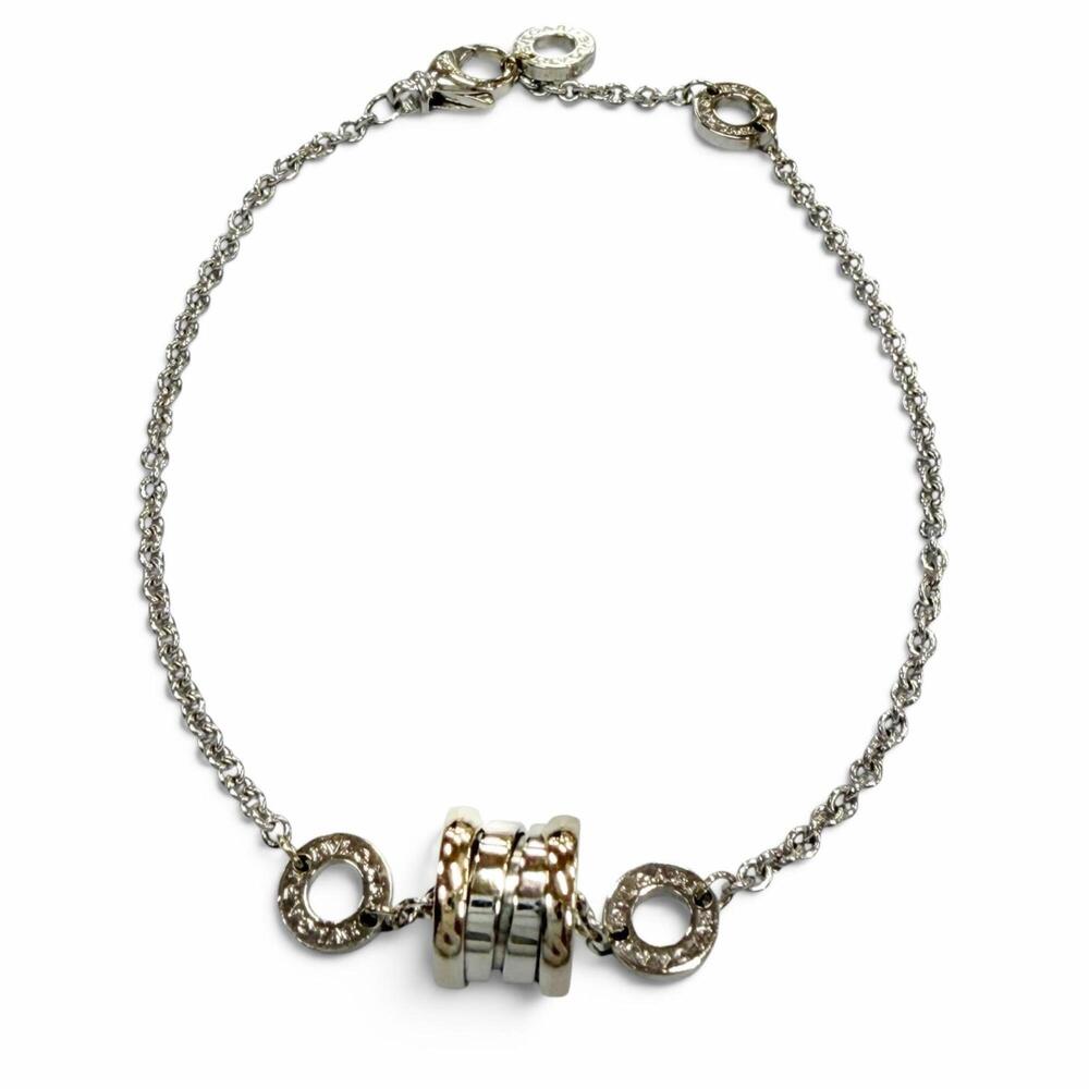 BVLGARI B.zero1 AU750 (WG) Chain Bracelet, Silver, Made in Italy, Weight 6.85...